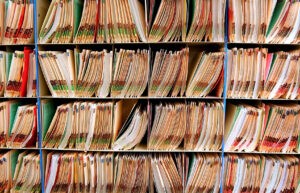 rows of medical records
